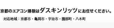 京都のエアコン掃除はダスキンリッツにお任せください。対応地域：京都市・亀岡市・宇治市・園部町・八木町